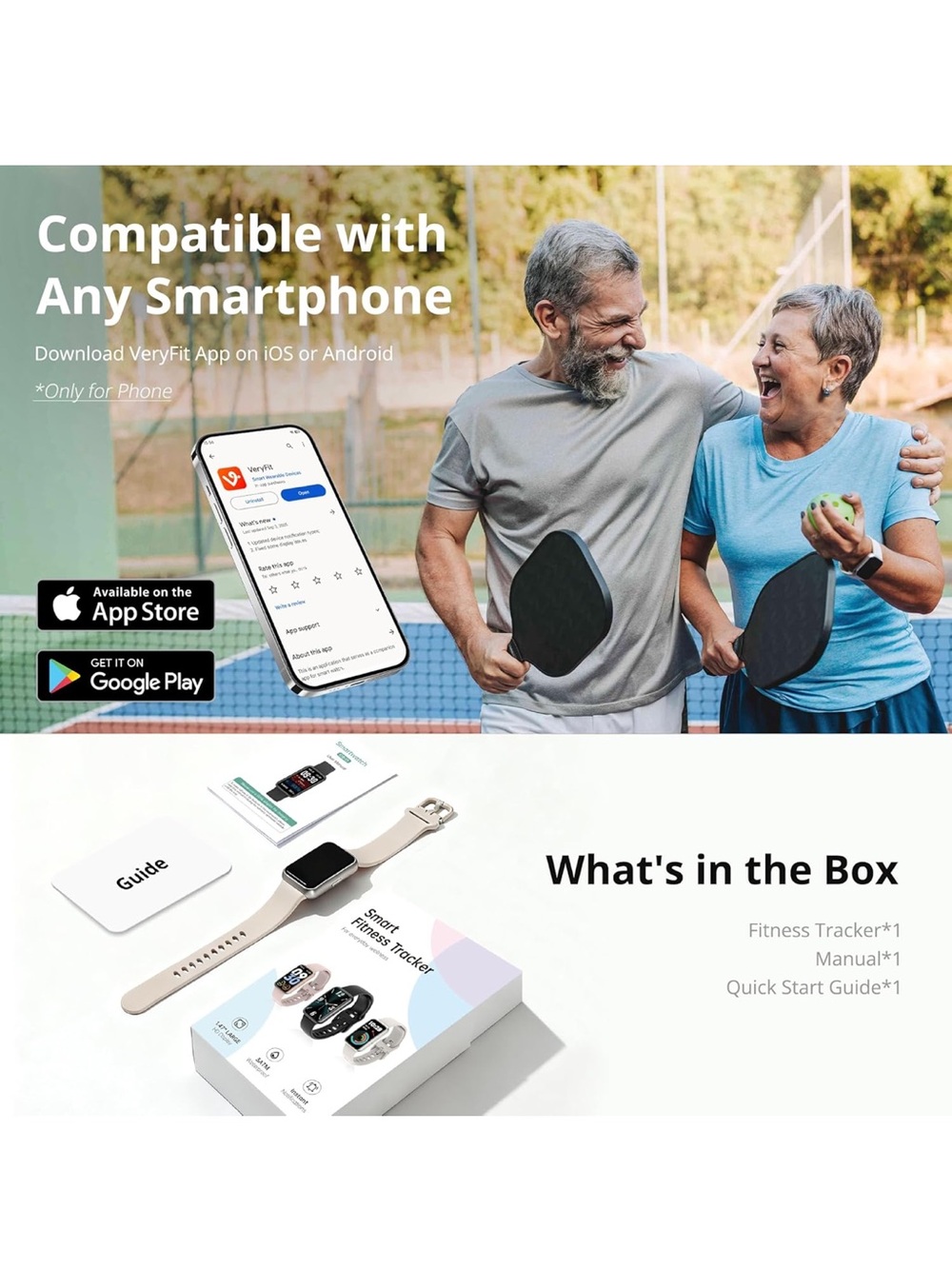 Brand new Smart Fitness Tracker Watch - Black - Picture 8 of 9